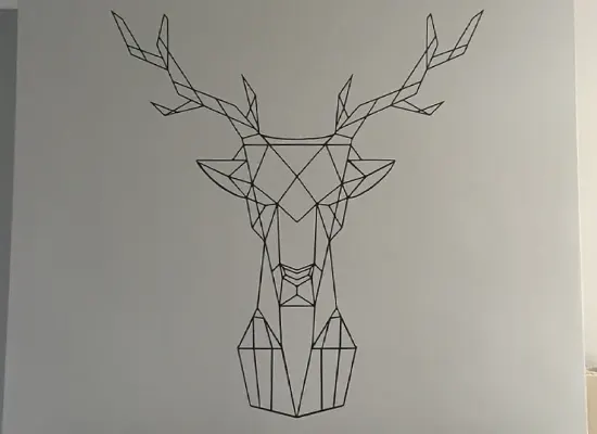 Window Film with Deer Print
